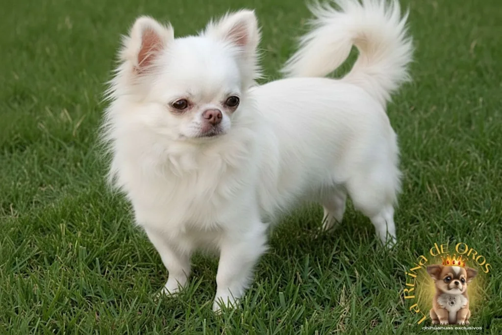 chihuahua de color blanco recesivo