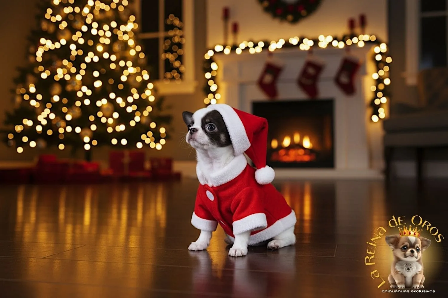 Chihuahuas en Navidad