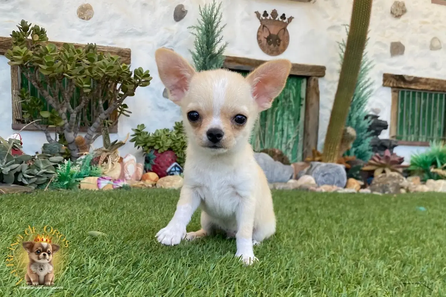 cachorro chihuahua color crema