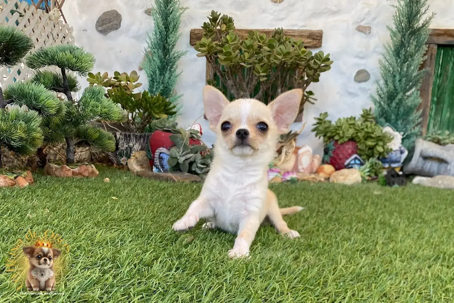 cachorro chihuahua con pedigree